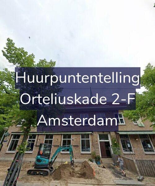 Foto gevel Huurpuntentelling voor Orteliuskade 2-F, Amsterdam