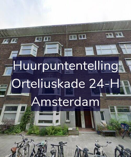 Foto gevel Huurpuntentelling voor Orteliuskade 24-H, Amsterdam