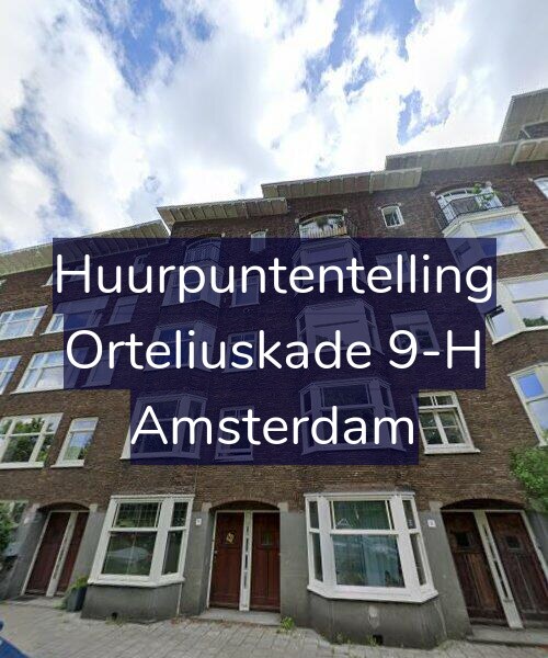 Foto gevel Huurpuntentelling voor Orteliuskade 9-H, Amsterdam