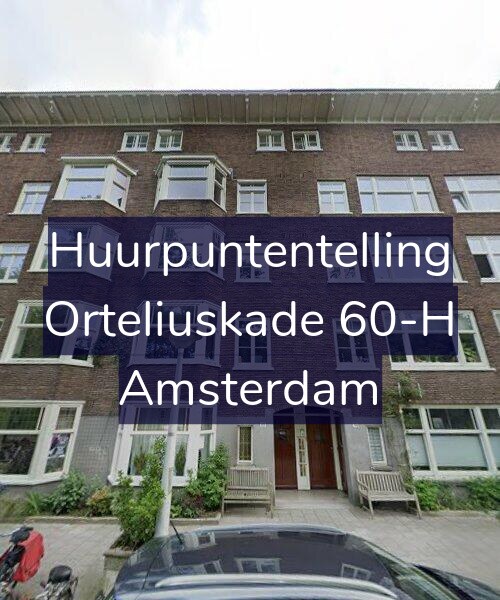 Foto gevel Huurpuntentelling voor Orteliuskade 60-H, Amsterdam