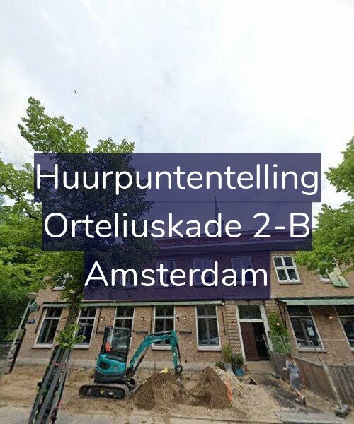 Foto gevel Huurpuntentelling voor Orteliuskade 2-B, Amsterdam