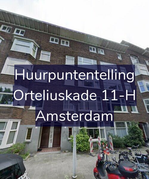 Foto gevel Huurpuntentelling voor Orteliuskade 11-H, Amsterdam