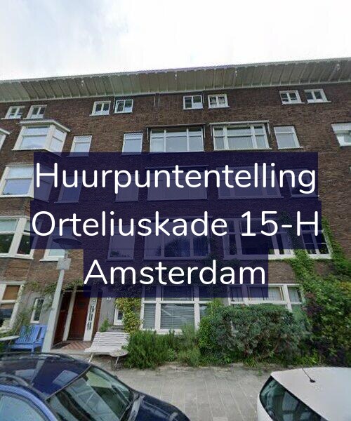 Foto gevel Huurpuntentelling voor Orteliuskade 15-H, Amsterdam