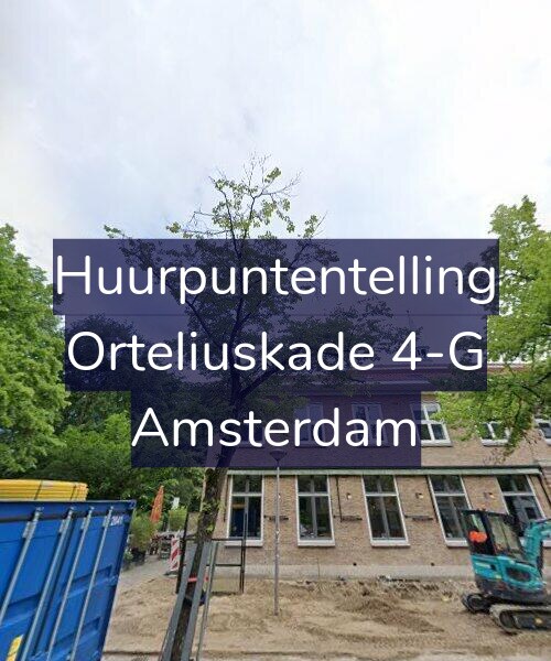 Foto gevel Huurpuntentelling voor Orteliuskade 4-G, Amsterdam