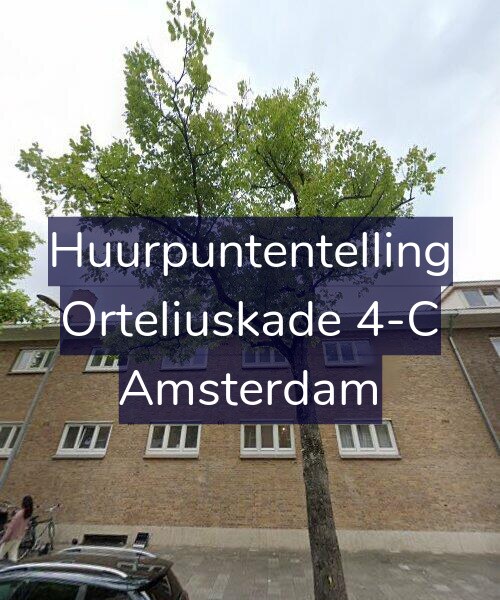 Foto gevel Huurpuntentelling voor Orteliuskade 4-C, Amsterdam