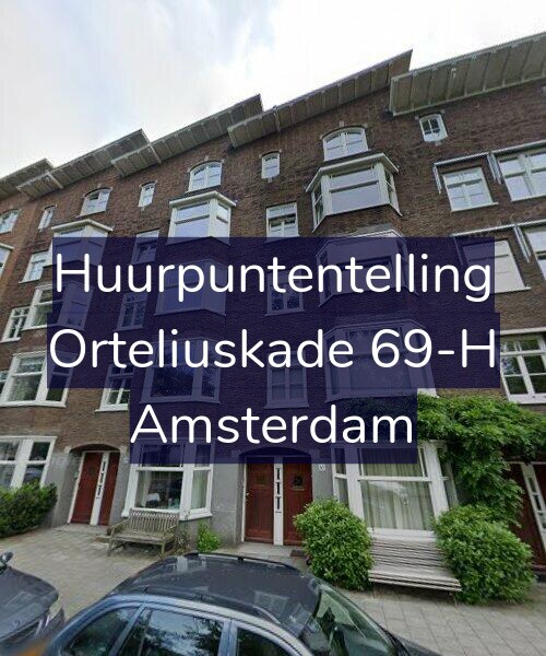 Foto gevel Huurpuntentelling voor Orteliuskade 69-H, Amsterdam
