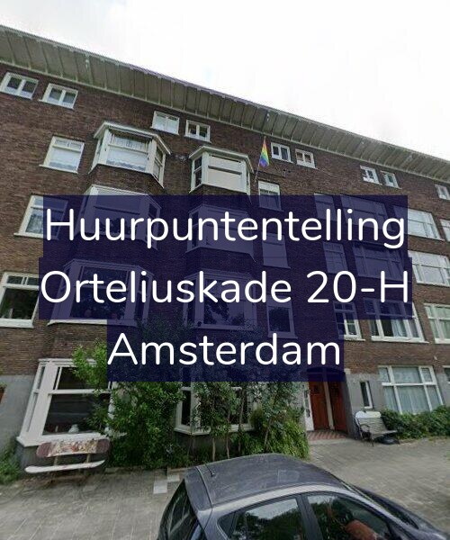 Foto gevel Huurpuntentelling voor Orteliuskade 20-H, Amsterdam