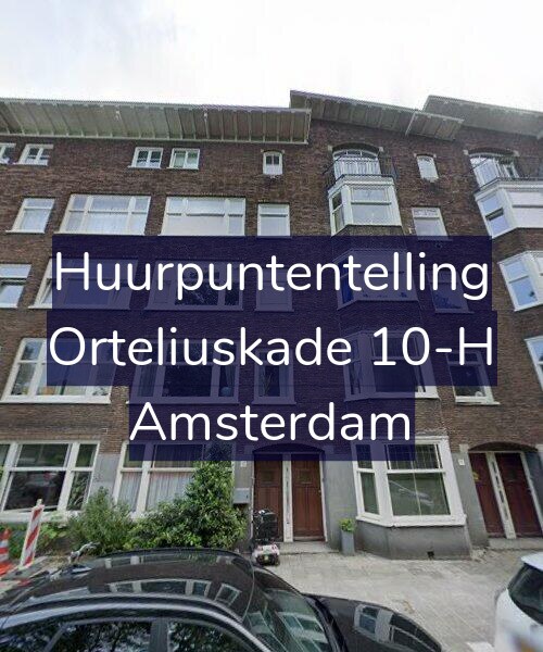 Foto gevel Huurpuntentelling voor Orteliuskade 10-H, Amsterdam