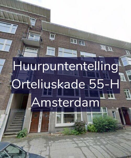 Foto gevel Huurpuntentelling voor Orteliuskade 55-H, Amsterdam