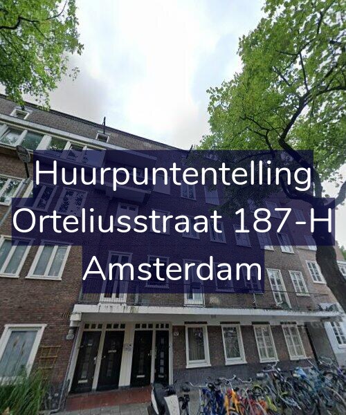 Foto gevel Huurpuntentelling voor Orteliusstraat 187-H, Amsterdam