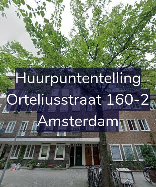 Foto gevel Huurpuntentelling voor Orteliusstraat 160-2, Amsterdam