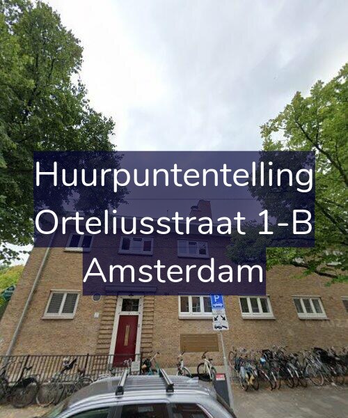 Foto gevel Huurpuntentelling voor Orteliusstraat 1-B, Amsterdam