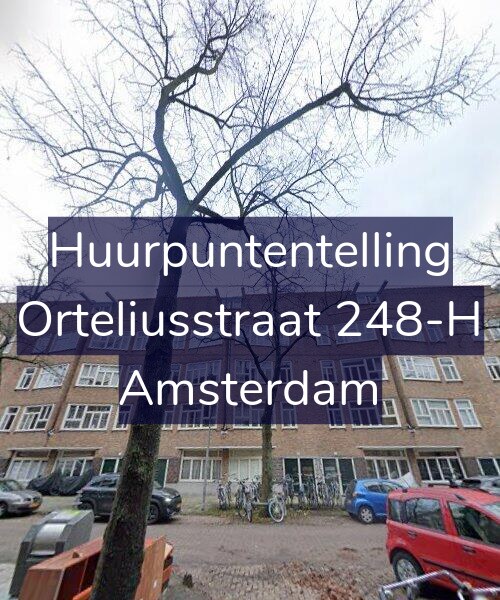 Foto gevel Huurpuntentelling voor Orteliusstraat 248-H, Amsterdam