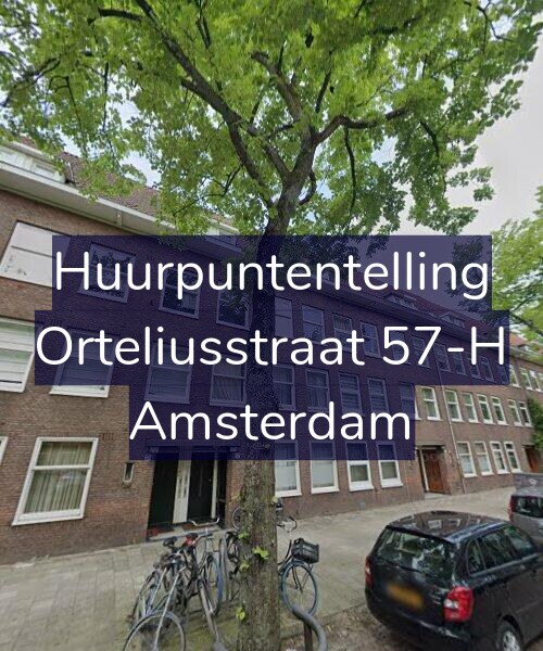 Foto gevel Huurpuntentelling voor Orteliusstraat 57-H, Amsterdam