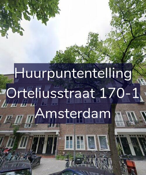 Foto gevel Huurpuntentelling voor Orteliusstraat 170-1, Amsterdam