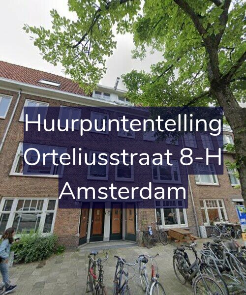 Foto gevel Huurpuntentelling voor Orteliusstraat 8-H, Amsterdam