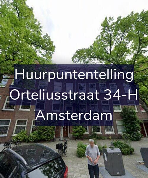 Foto gevel Huurpuntentelling voor Orteliusstraat 34-H, Amsterdam