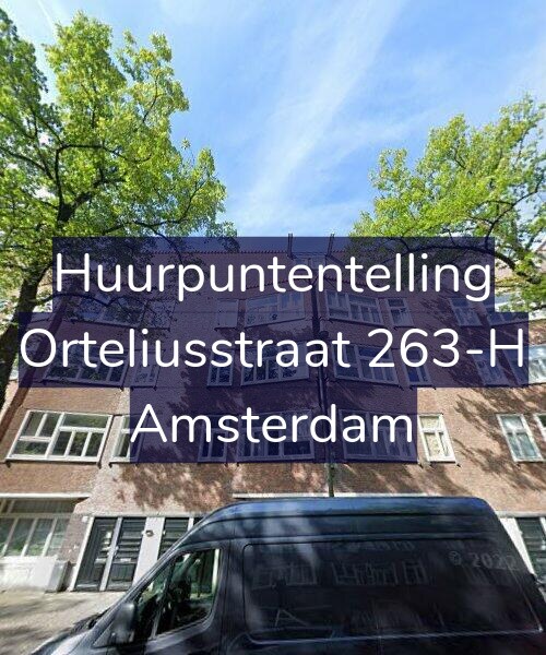 Foto gevel Huurpuntentelling voor Orteliusstraat 263-H, Amsterdam
