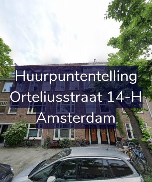 Foto gevel Huurpuntentelling voor Orteliusstraat 14-H, Amsterdam