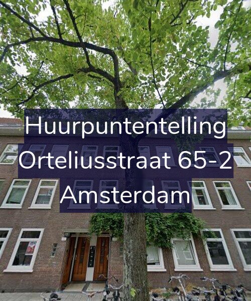 Foto gevel Huurpuntentelling voor Orteliusstraat 65-2, Amsterdam
