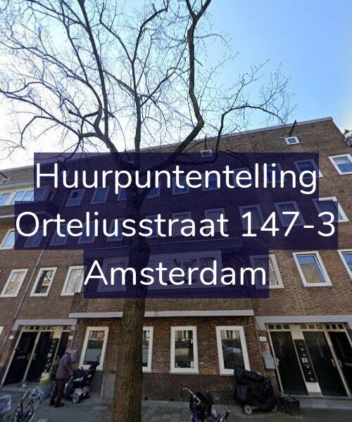 Foto gevel Huurpuntentelling voor Orteliusstraat 147-3, Amsterdam