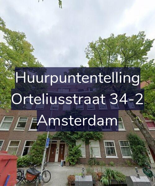 Foto gevel Huurpuntentelling voor Orteliusstraat 34-2, Amsterdam
