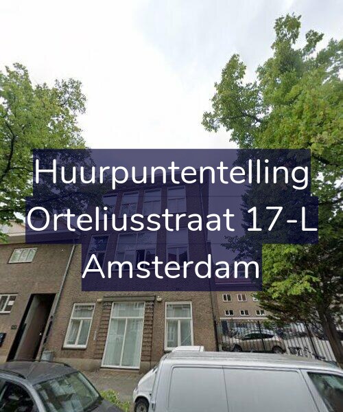 Foto gevel Huurpuntentelling voor Orteliusstraat 17-L, Amsterdam