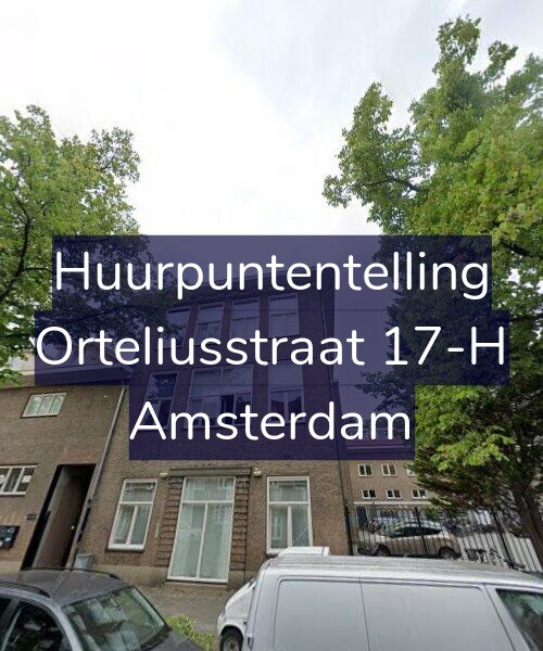 Foto gevel Huurpuntentelling voor Orteliusstraat 17-H, Amsterdam