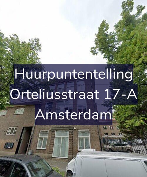 Foto gevel Huurpuntentelling voor Orteliusstraat 17-A, Amsterdam