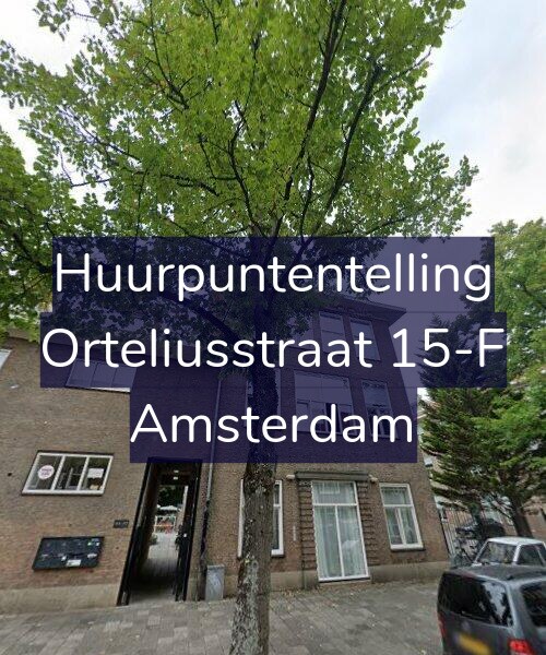Foto gevel Huurpuntentelling voor Orteliusstraat 15-F, Amsterdam