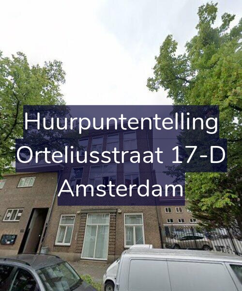 Foto gevel Huurpuntentelling voor Orteliusstraat 17-D, Amsterdam