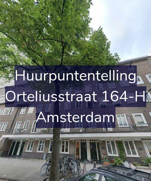 Foto gevel Huurpuntentelling voor Orteliusstraat 164-H, Amsterdam