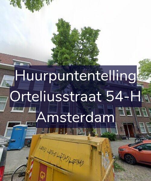 Foto gevel Huurpuntentelling voor Orteliusstraat 54-H, Amsterdam