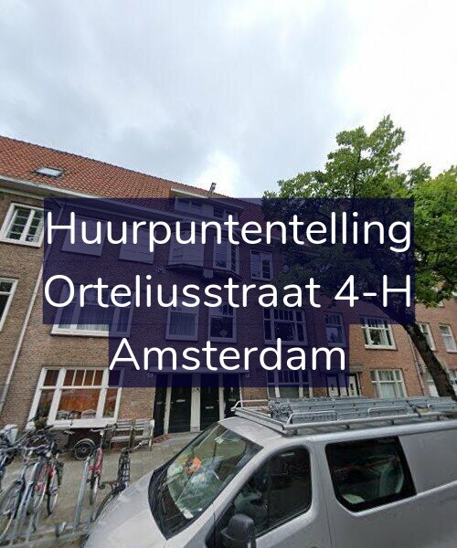 Foto gevel Huurpuntentelling voor Orteliusstraat 4-H, Amsterdam