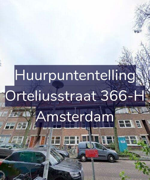 Foto gevel Huurpuntentelling voor Orteliusstraat 366-H, Amsterdam