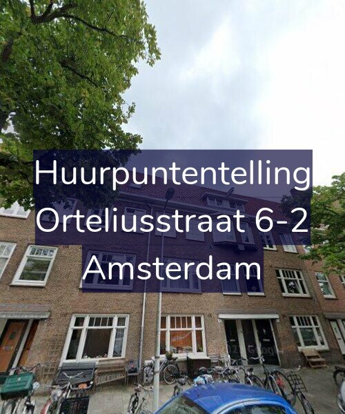 Foto gevel Huurpuntentelling voor Orteliusstraat 6-2, Amsterdam