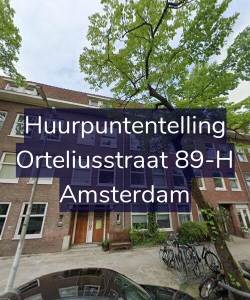 Foto gevel Huurpuntentelling voor Orteliusstraat 89-H, Amsterdam