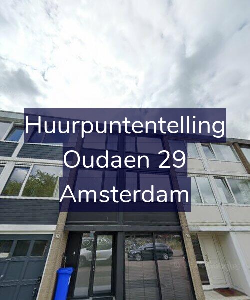 Foto gevel Huurpuntentelling voor Oudaen 29, Amsterdam