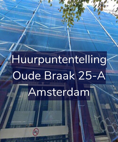 Foto gevel Huurpuntentelling voor Oude Braak 25-A, Amsterdam