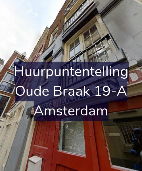 Foto gevel Huurpuntentelling voor Oude Braak 19-A, Amsterdam