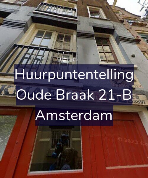 Foto gevel Huurpuntentelling voor Oude Braak 21-B, Amsterdam