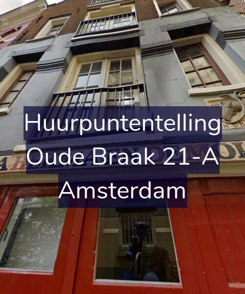 Foto gevel Huurpuntentelling voor Oude Braak 21-A, Amsterdam