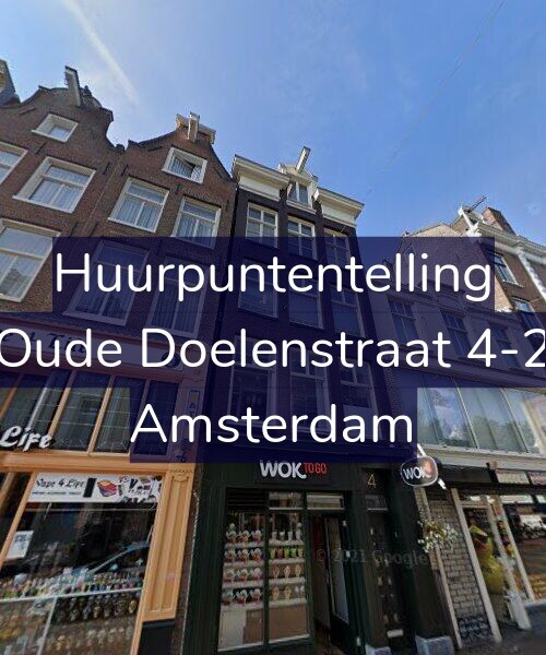 Foto gevel Huurpuntentelling voor Oude Doelenstraat 4-2, Amsterdam