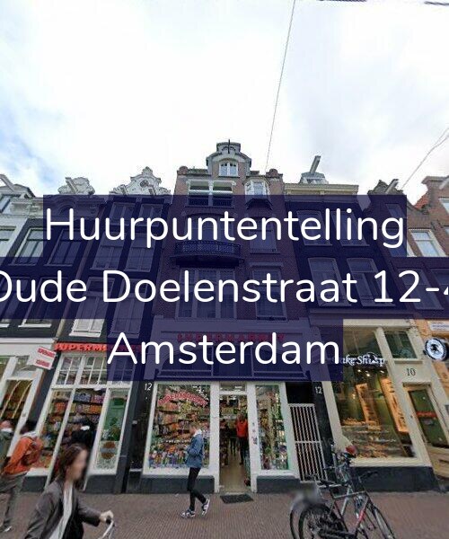 Foto gevel Huurpuntentelling voor Oude Doelenstraat 12-4, Amsterdam