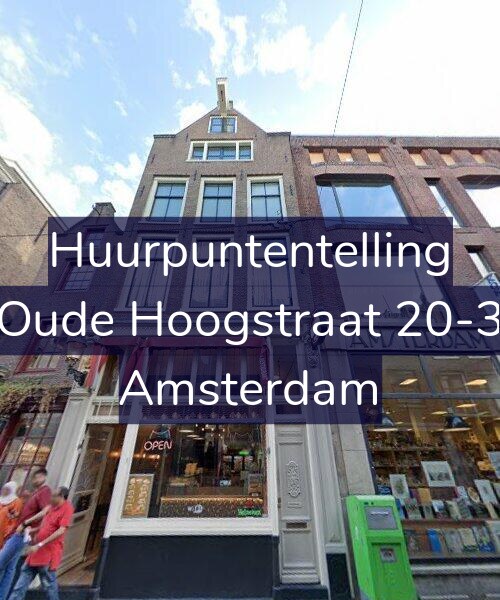 Foto gevel Huurpuntentelling voor Oude Hoogstraat 20-3, Amsterdam