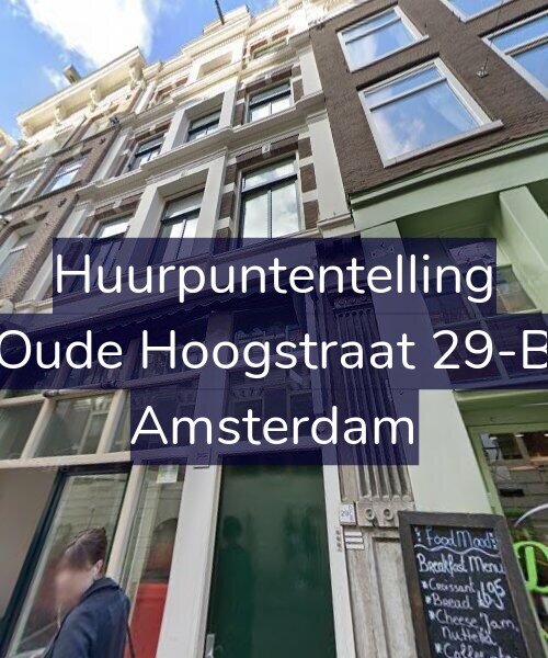 Foto gevel Huurpuntentelling voor Oude Hoogstraat 29-B, Amsterdam