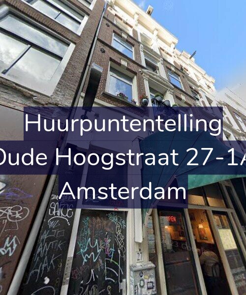 Foto gevel Huurpuntentelling voor Oude Hoogstraat 27-1A, Amsterdam