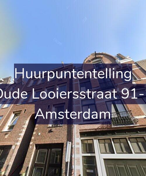 Foto gevel Huurpuntentelling voor Oude Looiersstraat 91-2, Amsterdam