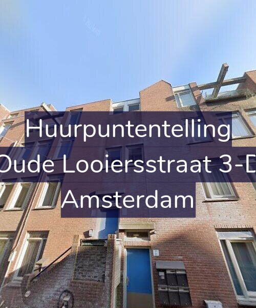 Foto gevel Huurpuntentelling voor Oude Looiersstraat 3-D, Amsterdam