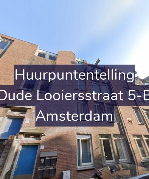 Foto gevel Huurpuntentelling voor Oude Looiersstraat 5-B, Amsterdam